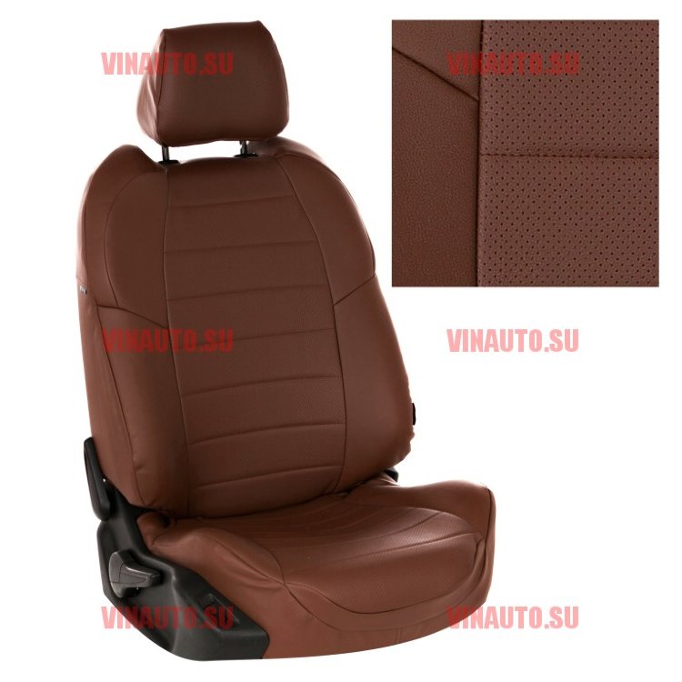 Авточехлы HYUNDAI-Solaris I hb/KIA-Rio III hb 2010-2017 (Аригон) шоколад+шоколад Авточехлы HYUNDAI-Solaris I hb/KIA-Rio III hb 2010-2017 (Аригон) шоколад+шоколад
