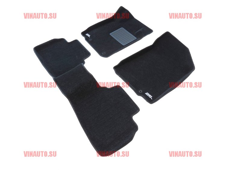 Коврики салона текст.Nissan Teana III 2013-> LINER 3D Lux с бортиком черные/ST7400530