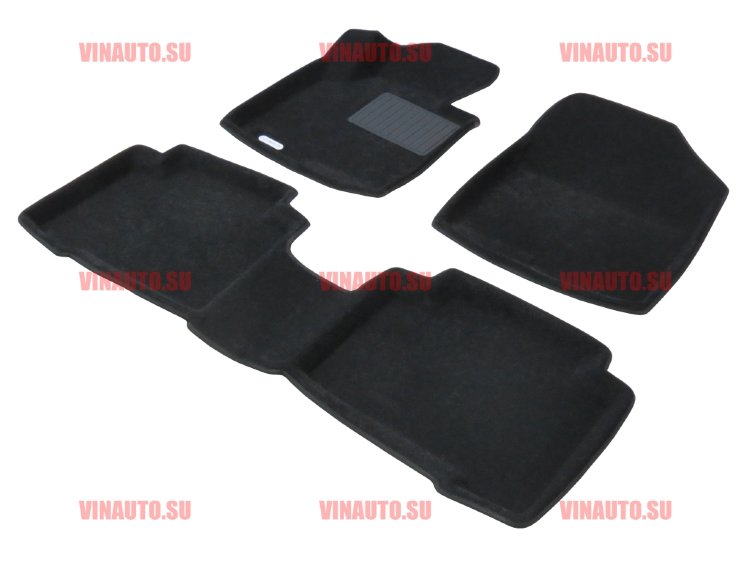 Коврики салона текст. 3D euro-std HYUNDAI Santa Fe (2013-) (EMC3D) Original/EMC3D002723