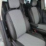 Авточехлы RENAULT-Logan 2 деленное 40/60/Sandero 2 с 2014 (без подуш. безопасн.) (Ромб) чер+сер