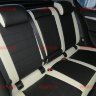 Авточехлы SKODA-Octavia-A-7 Elegance (с задн. подлокотником) (Аригон) бел+чер