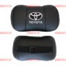 Автомобильные подушки для шеи TOYOTA надпись серая (Аригон) чер+чер Автомобильные подушки для шеи TOYOTA надпись серая (Аригон) чер+чер
