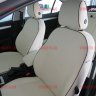 Авточехлы SKODA-Octavia-A-7 Elegance (с задн. подлокотником) (Аригон) бел+бел