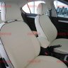 Авточехлы SKODA-Octavia-A-7 Elegance (с задн. подлокотником) (Аригон) бел+бел