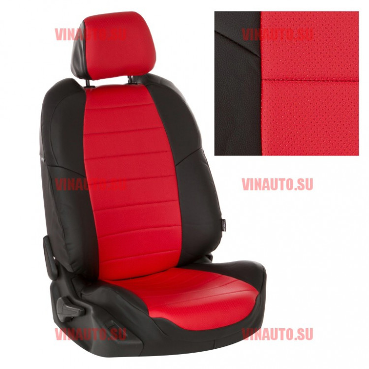Авточехлы TOYOTA-Avensis Sd деленная 40\60 с 2003-2009 (Аригон) чер+красный Авточехлы TOYOTA-Avensis Sd деленная 40\60 с 2003-2009 (Аригон) чер+красный