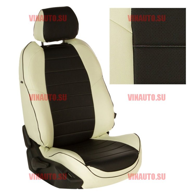 Авточехлы AUDI-Q3 с 2011 (Аригон) бел+чер Авточехлы AUDI-Q3 с 2011 (Аригон) бел+чер
