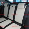Авточехлы SKODA-Octavia-A-7 Elegance (с задн. подлокотником) (Аригон) чер+бел